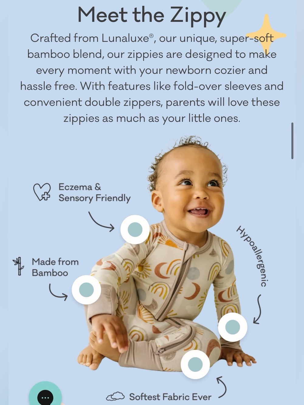 Sunshine zippy onesie - Picture 4 of 4